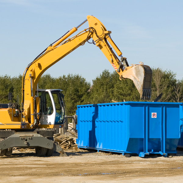 what happens if the residential dumpster is damaged or stolen during rental in Ridgeview WV